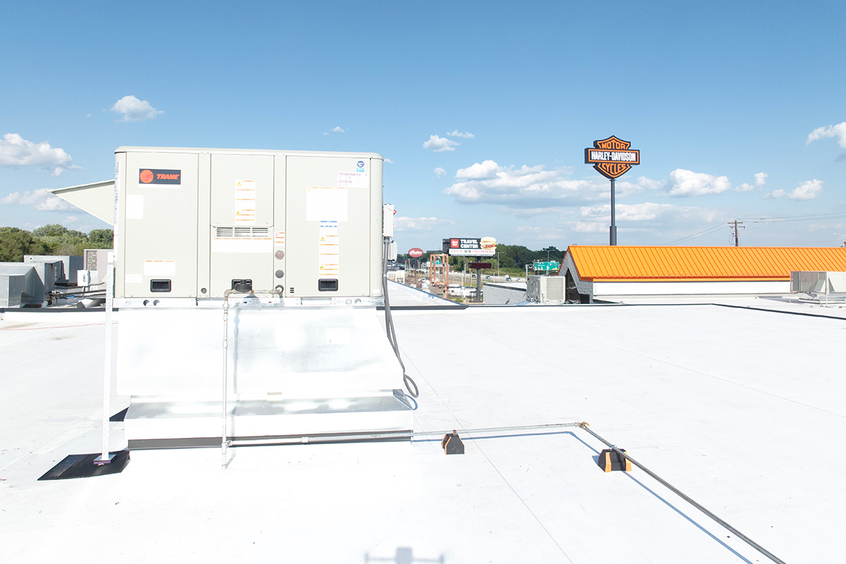 Flat Roof Harley Dealership